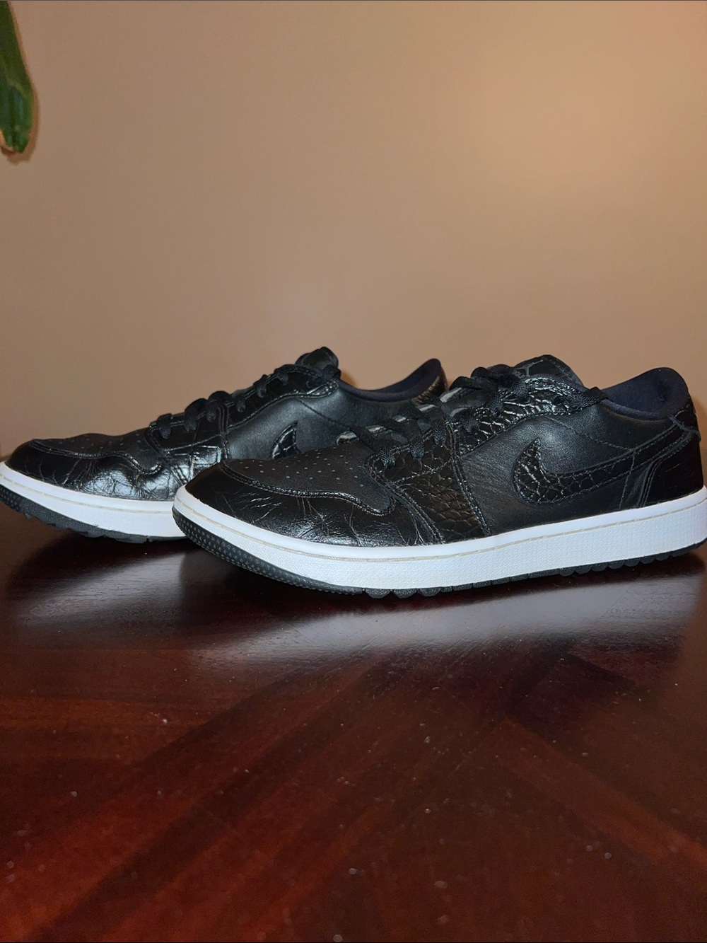 Air Jordan 1 Low Black Crocodile